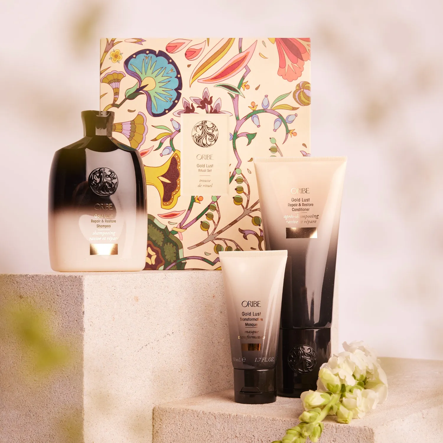 Oribe Gold Lust Ritual Set Haarpflegeset 3-teilig reparierend