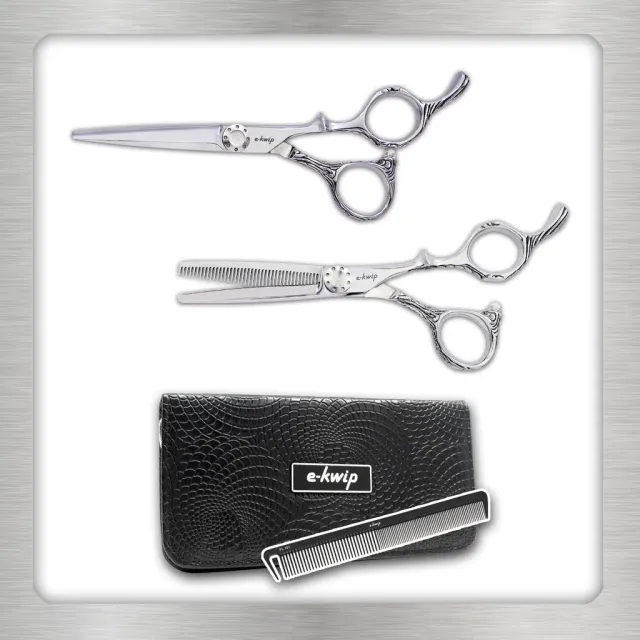 e-kwip Chikara Friseurscheren-Set 5,5" mit Kamm