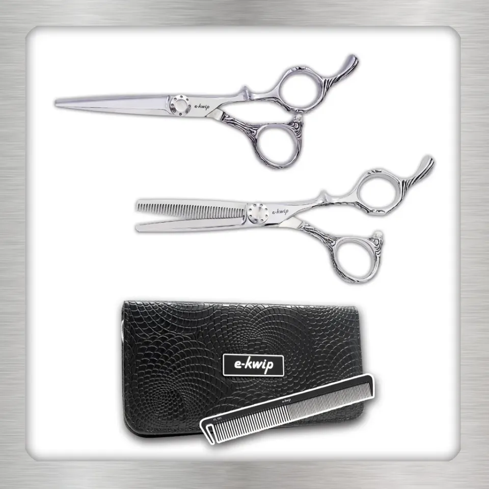 e-kwip Chikara Friseurscheren-Set 5,5" mit Kamm