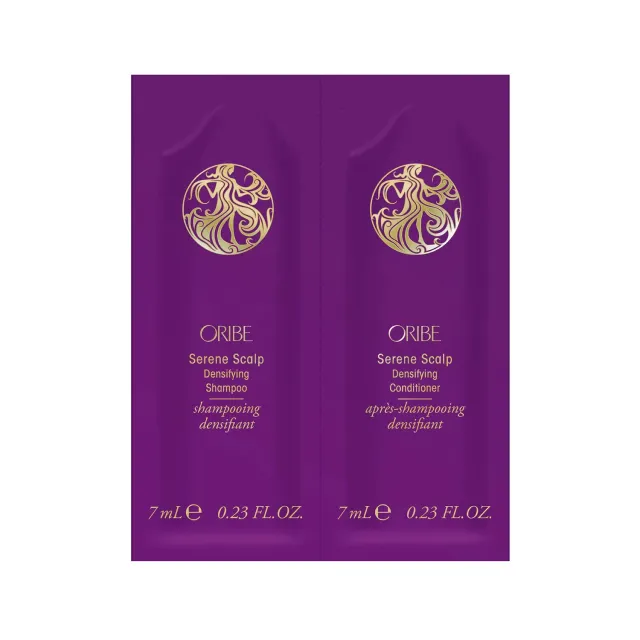 Oribe Serene Scalp Densifying Shampoo Set Sachet verdichtend