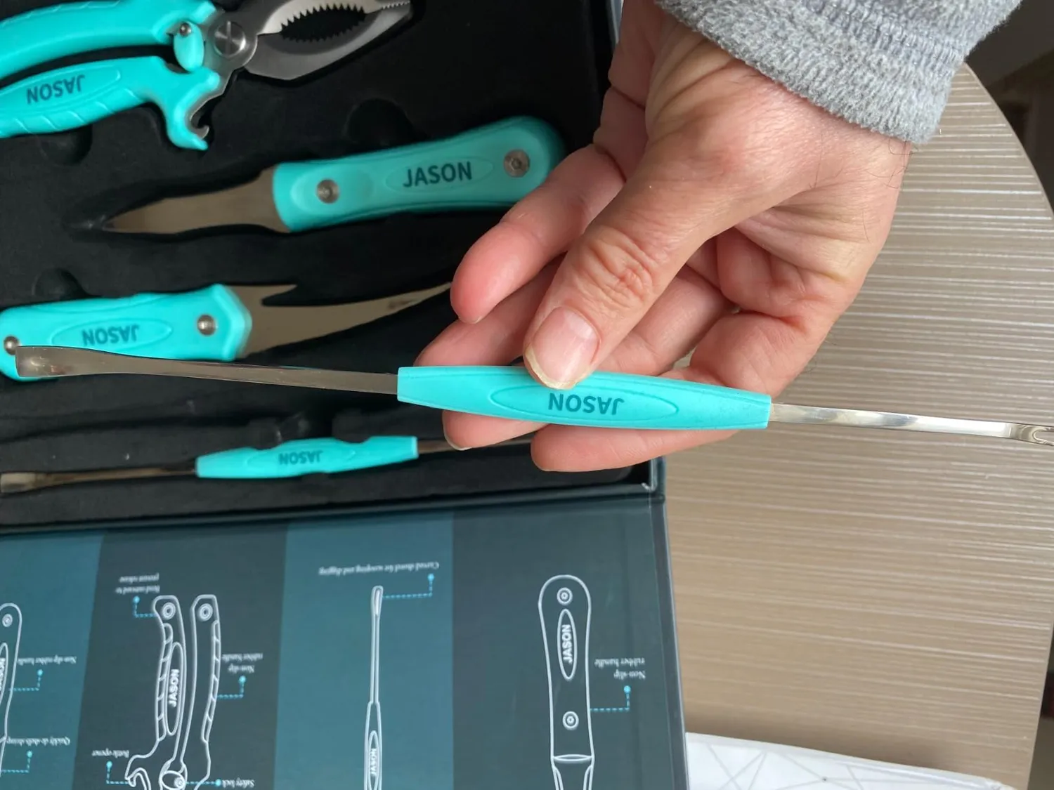 Jason Meeresfrüchtebesteck Set 5-teilig Edelstahl Geschenkbox