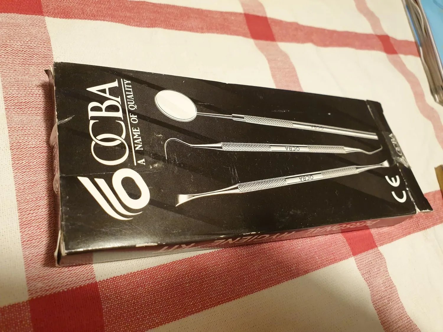OCBA Zahnpflege Set 3-teilig Edelstahl Zahnsteinentferner