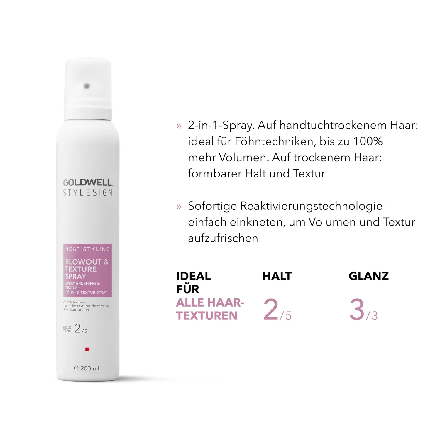 Goldwell StyleSign Föhn Textur Spray 200 ml Hitzeschutz