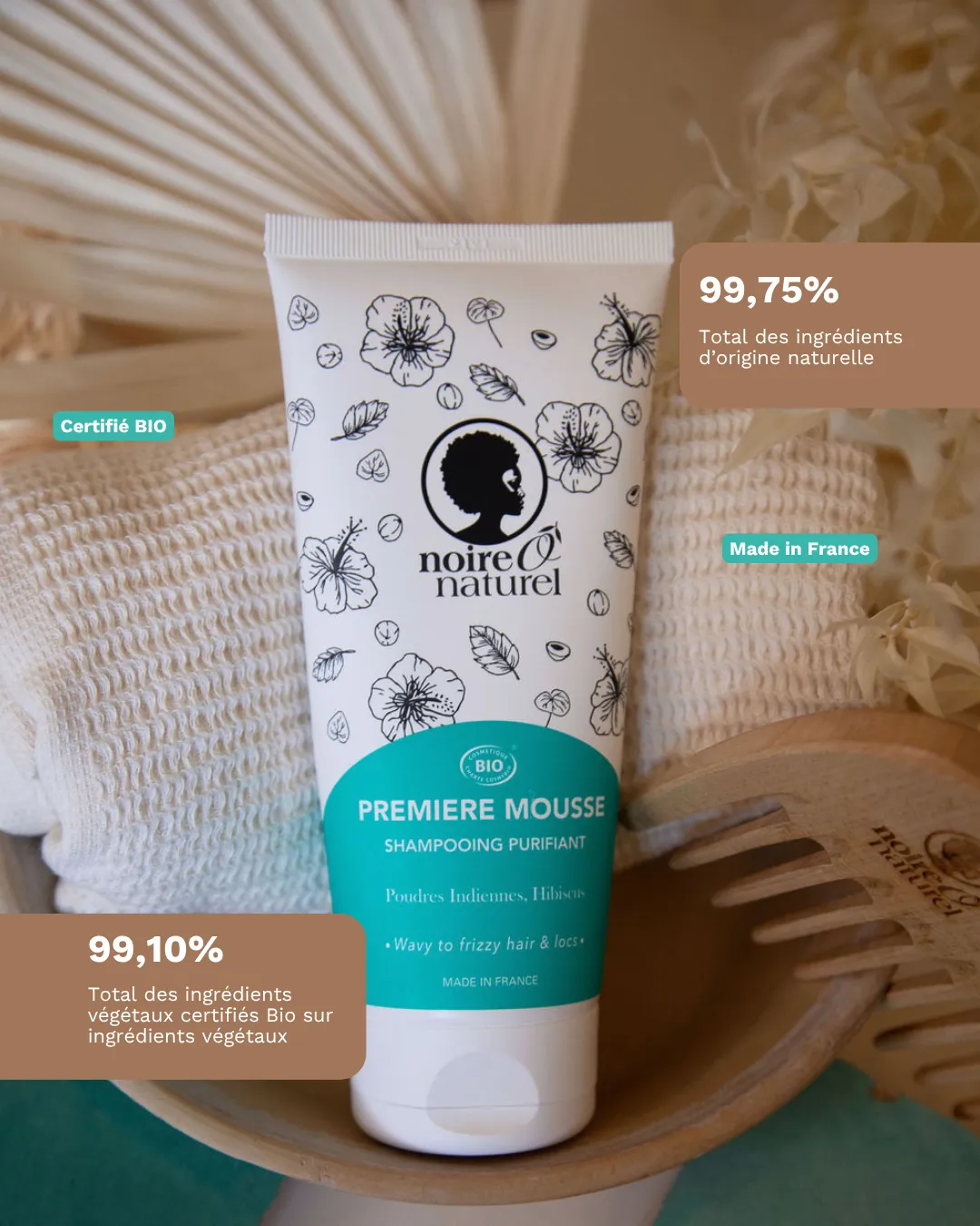 Noireônaturel Première Mousse Shampoo-Set Reise Bio