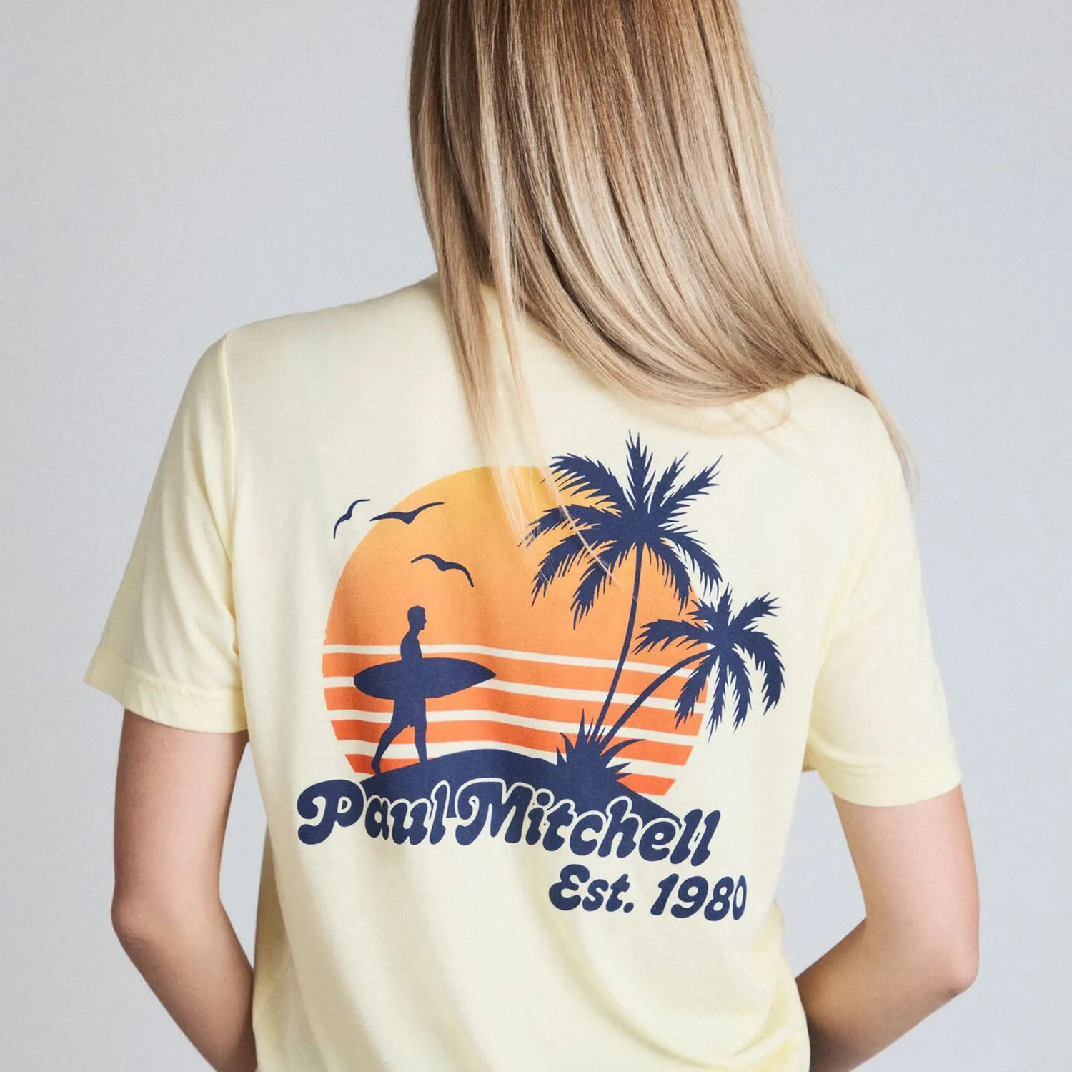Paul Mitchell Stay Golden T-Shirt Weiß leicht