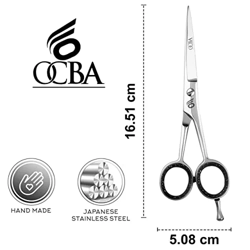 OCBA Friseurschere Edelstahl präziser Schnitt