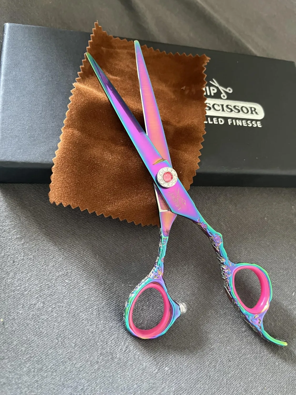 JASON Profi Friseurscheren Set 6,5 Zoll Schwarzes Gold