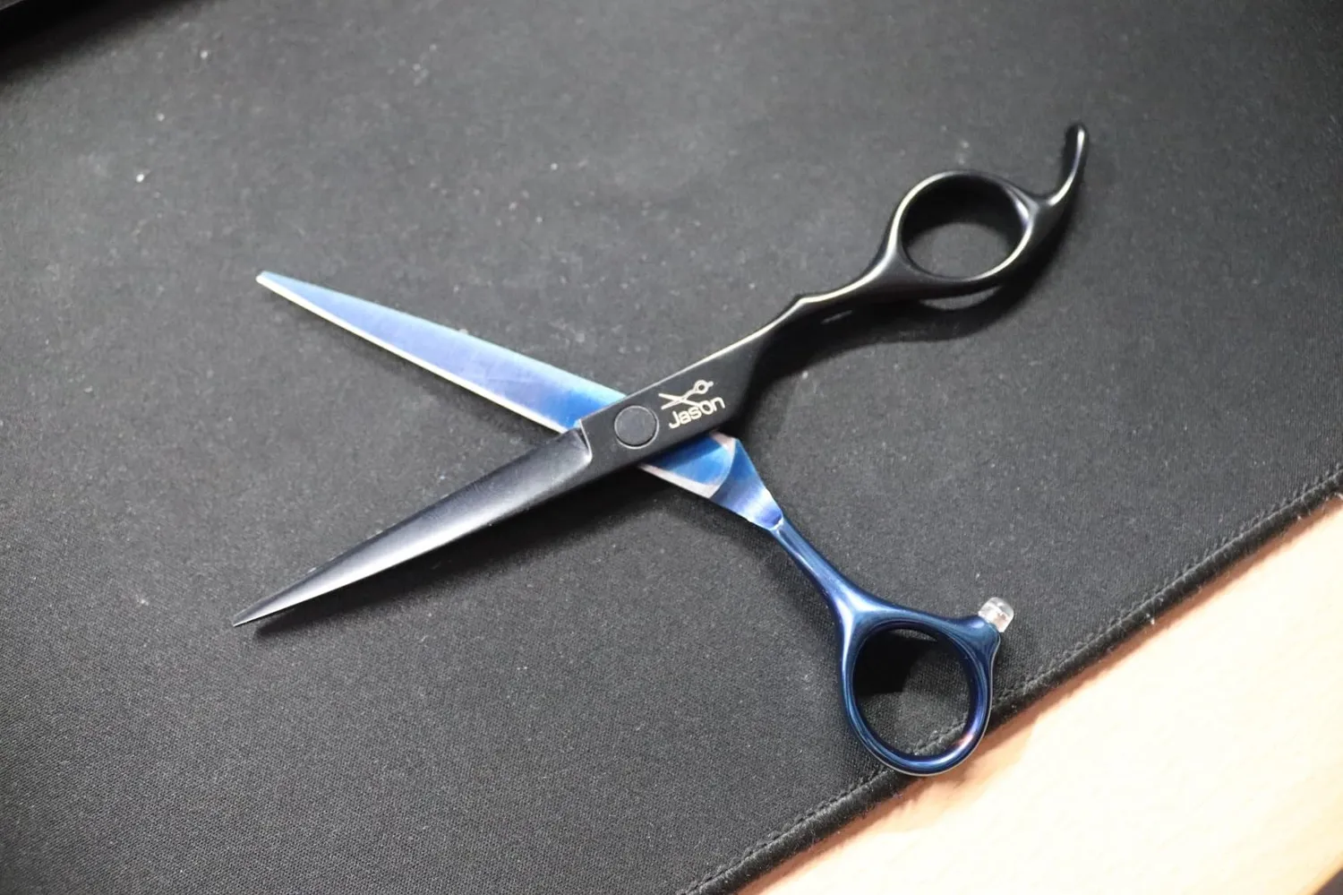 JASON Profi Friseurscheren Set 6,5 Zoll Schwarzes Gold