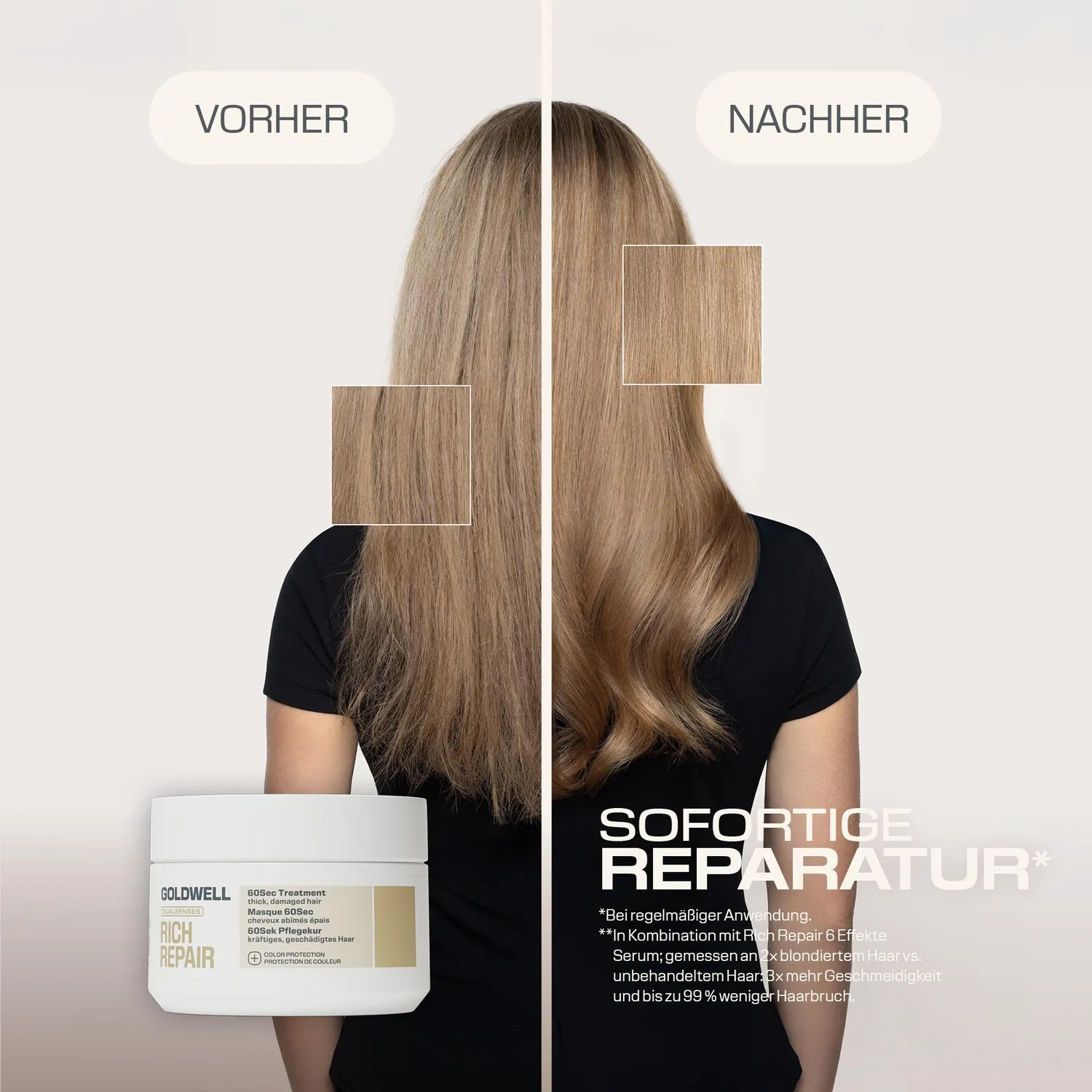 Goldwell Dualsenses Rich Repair 60 Sek. Kur 200 ml geschädigtes Haar