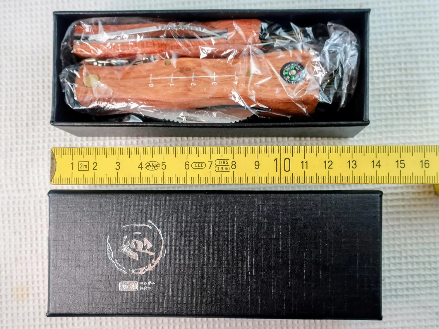 Jason Pilzmesser mit Bürste Set 2 Stück Klappmesser Holzgriff
