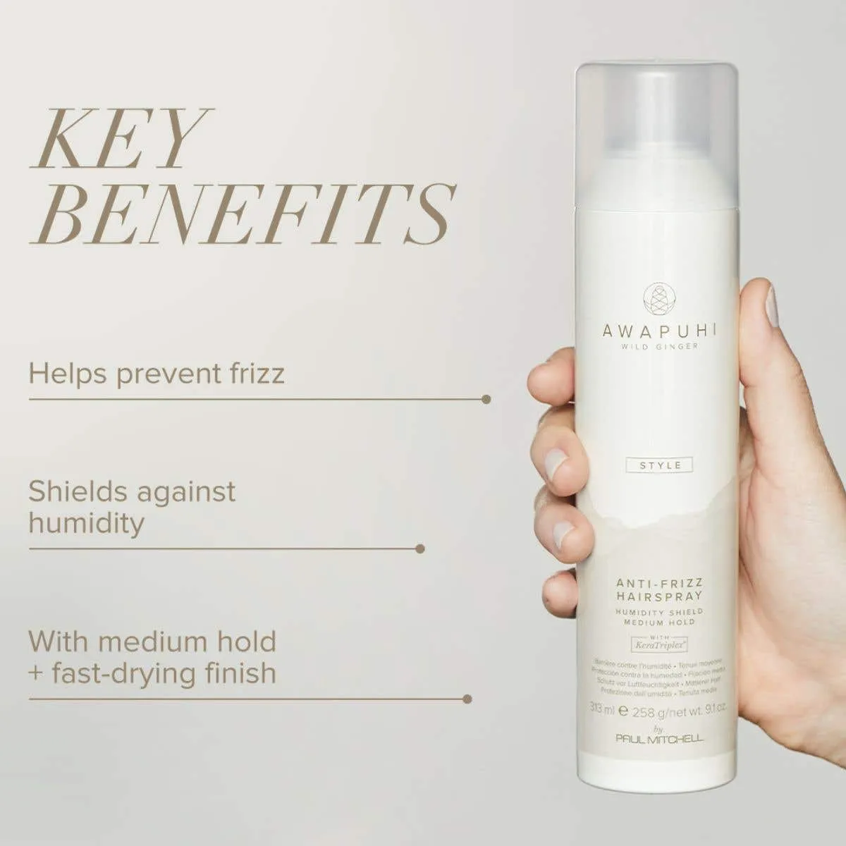 Paul Mitchell Awapuhi Anti-Frizz Haarspray 270 ml Halt