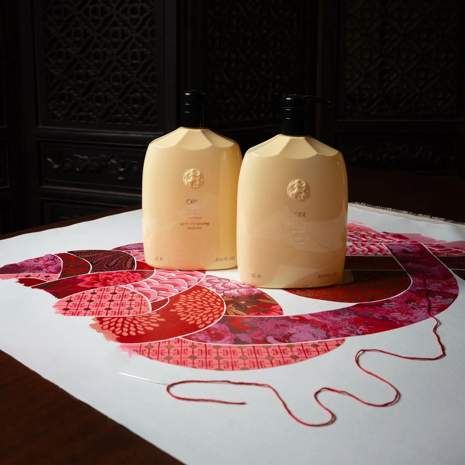 Oribe Hair Alchemy Liter Set Shampoo+Conditioner je 1L Stärkung