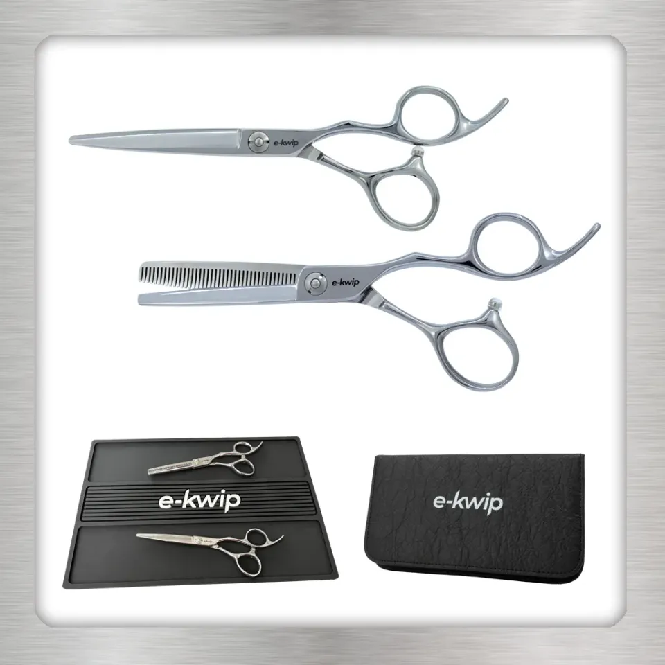 e-kwip Talent Set Scheren 5,75 Zoll Japanstahl 40 Zähne