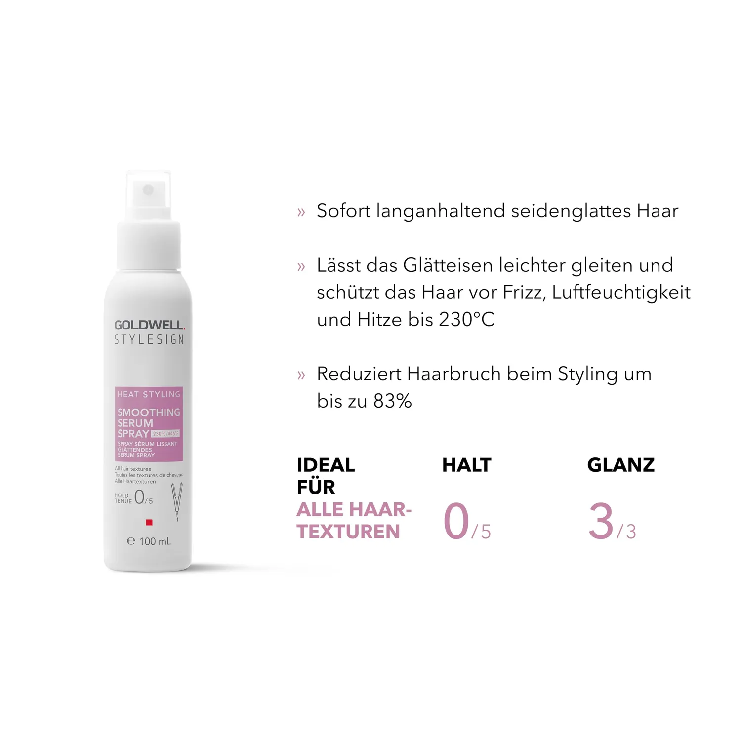 Goldwell StyleSign Serum-Spray Hitzeschutz 100 ml glättend