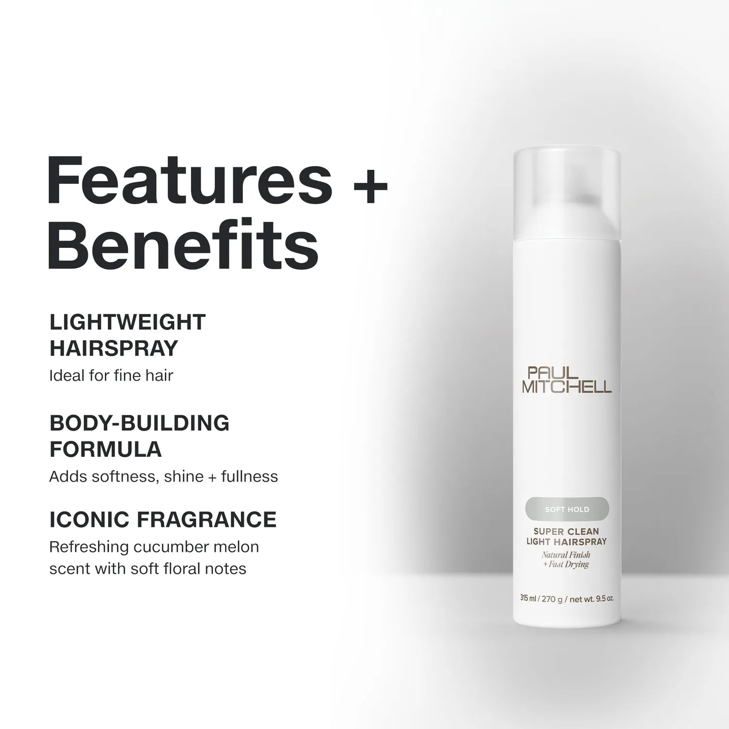Paul Mitchell Super Clean Light Haarspray 9,5 oz leichter Halt
