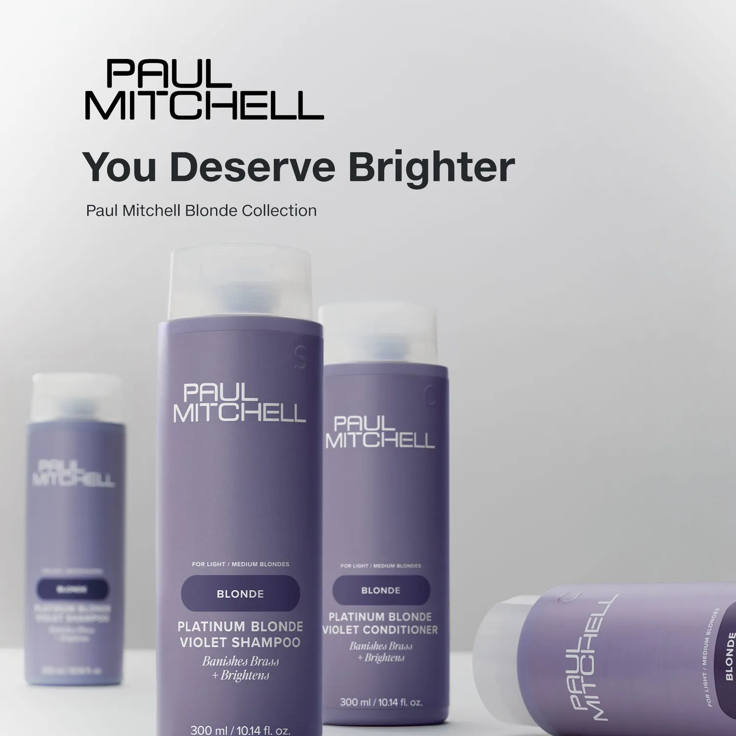 Paul Mitchell Platinum Blonde Violet Shampoo 300 ml Gelbstich