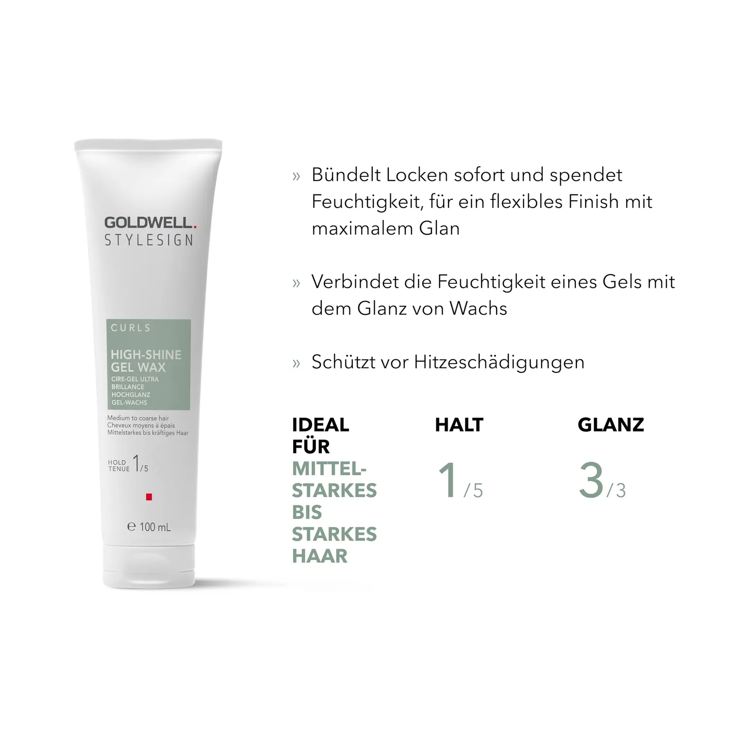 Goldwell StyleSign High-Shine Gel Wax 100 ml für Locken