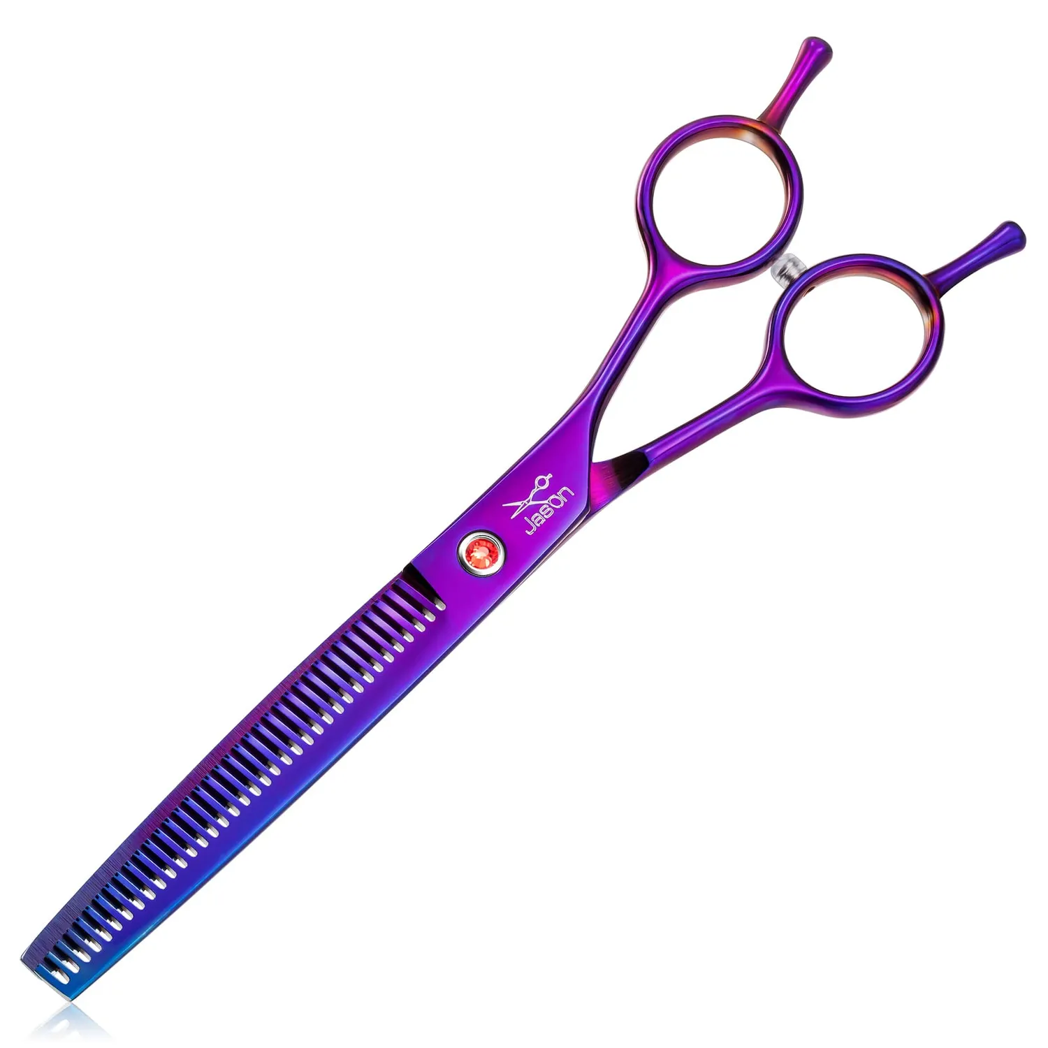 JASON Profi Hundeschere Set 7,5 Zoll 6in1 Edelstahl