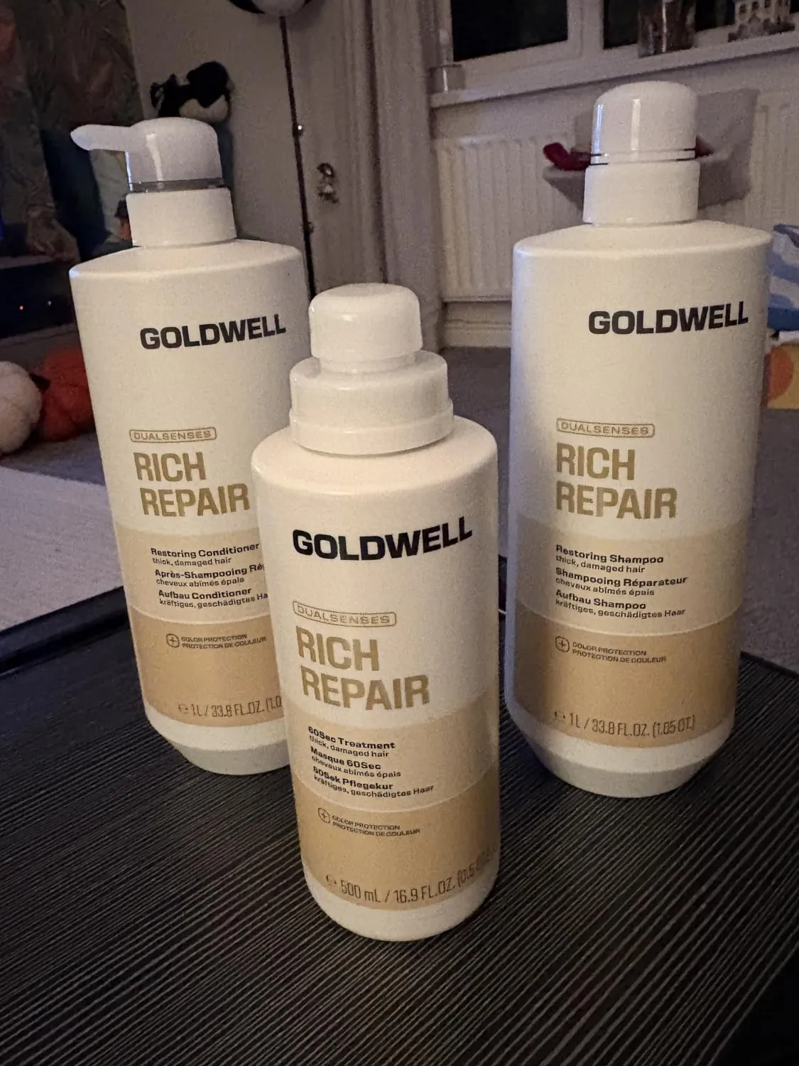 Goldwell Dualsenses Rich Repair Conditioner 1000 ml trockenes Haar