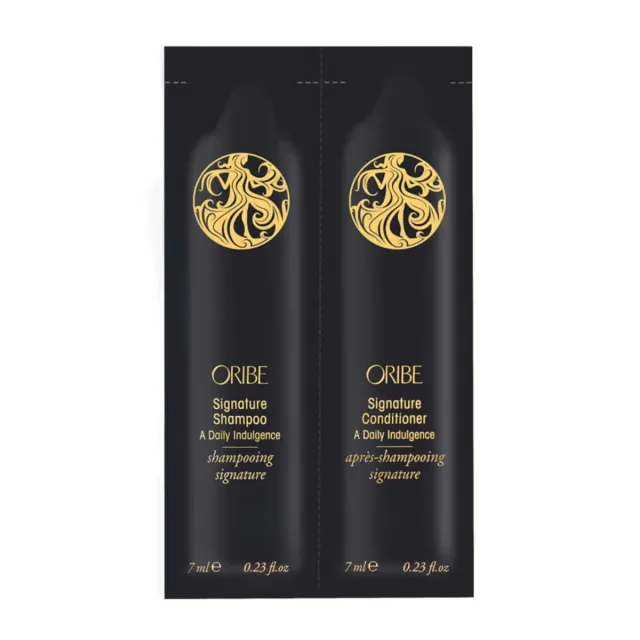 Oribe Signature Shampoo Conditioner Sachet Probe