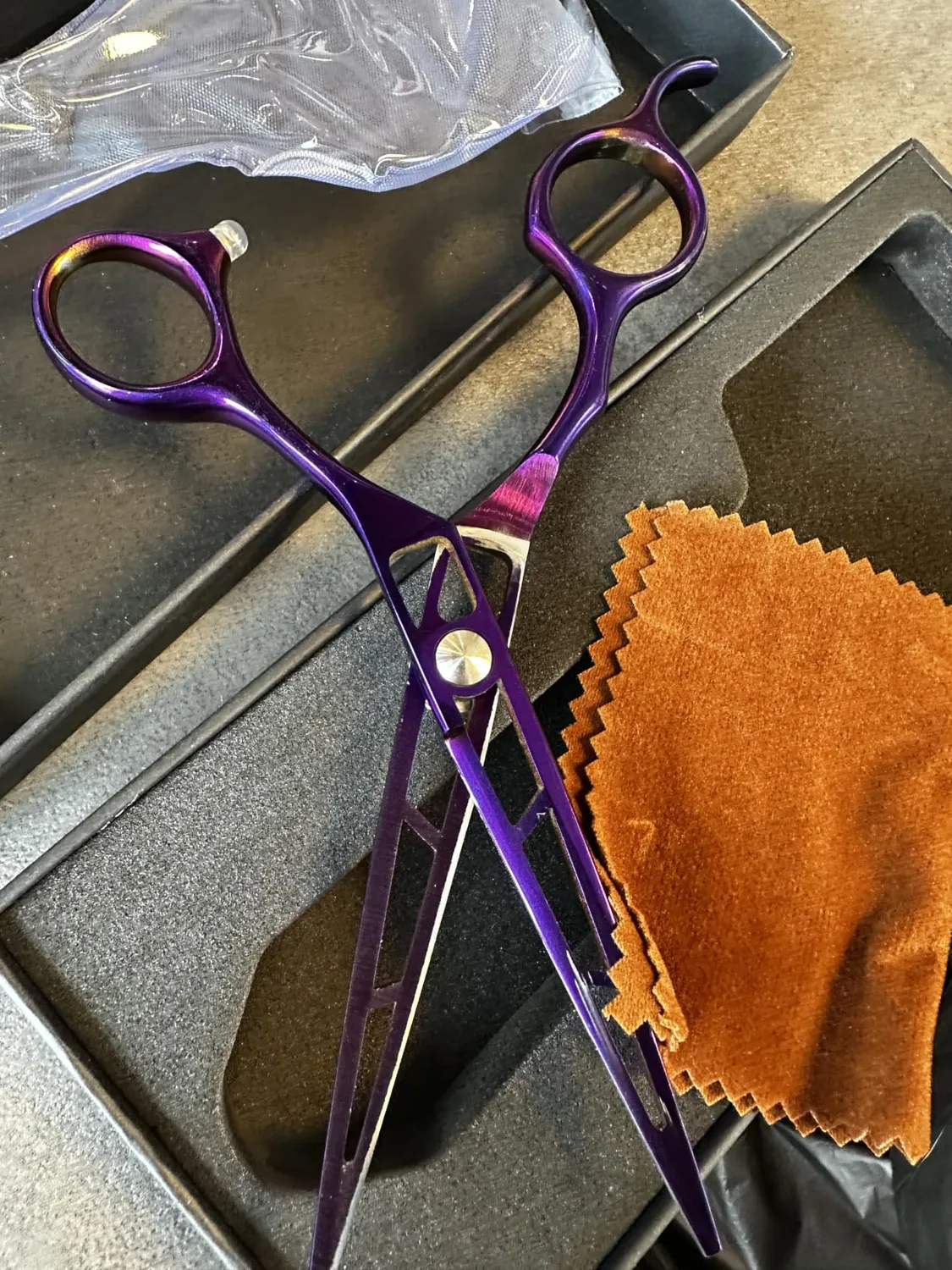 JASON Profi Friseurscheren Set 6,5 Zoll Schwarzes Gold
