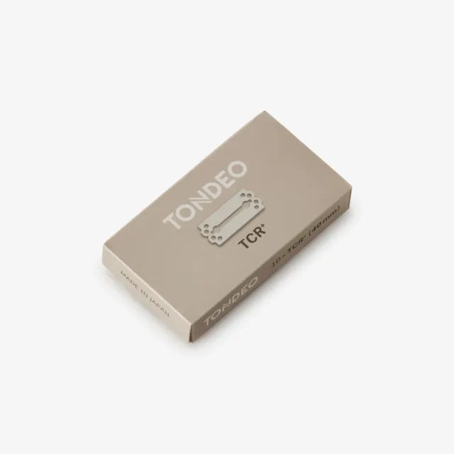 TONDEO TCR+ Rasierklingen 10 Stück Edelstahl 40 mm