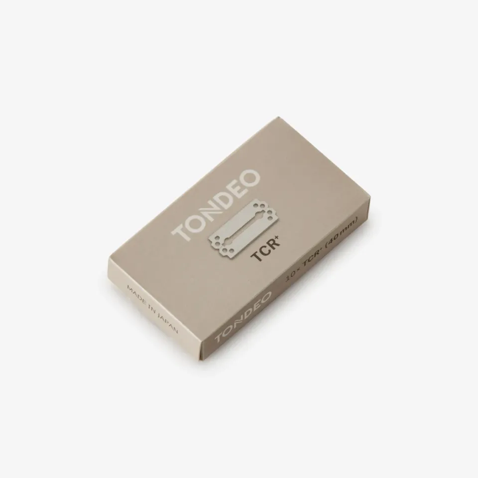 TONDEO TCR+ Rasierklingen 10 Stück Edelstahl 40 mm