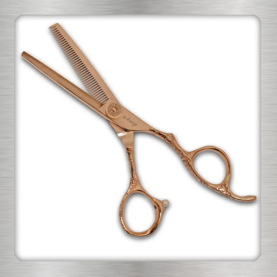 e-kwip Flower Modellierschere 5,5" Rosegold
