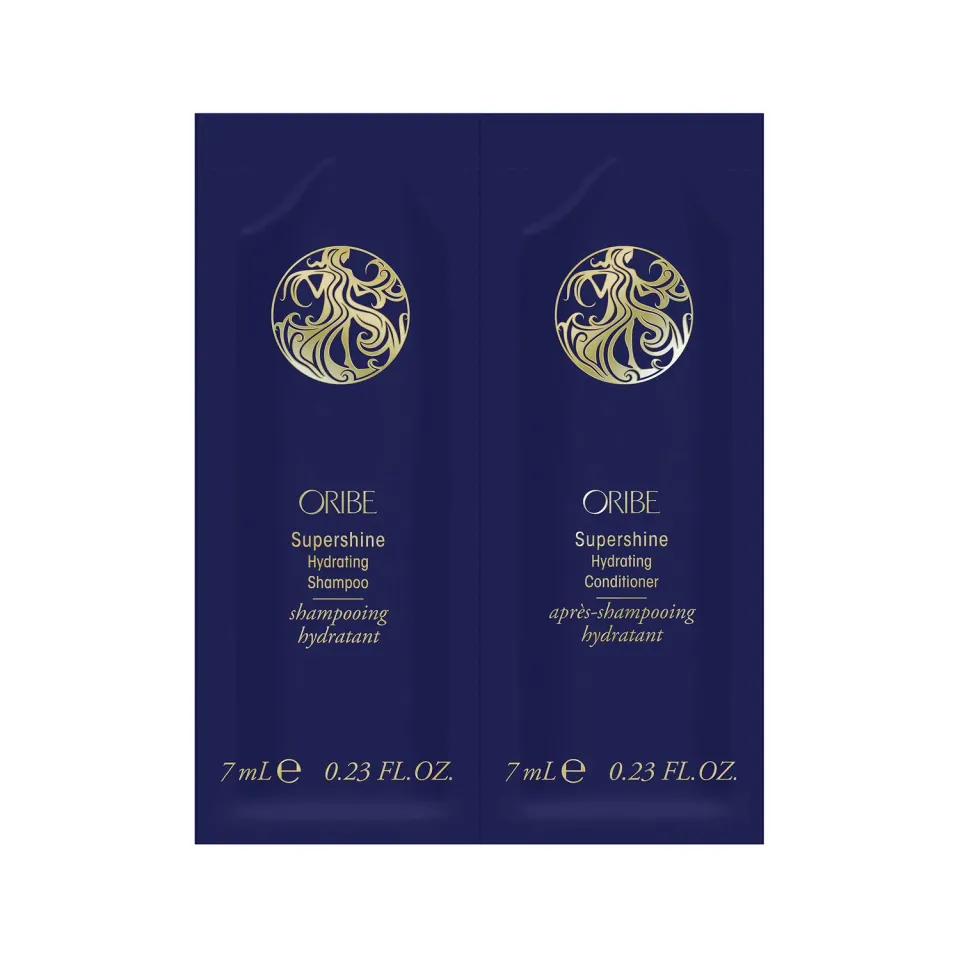Oribe Supershine Shampoo Conditioner Sachet Probe
