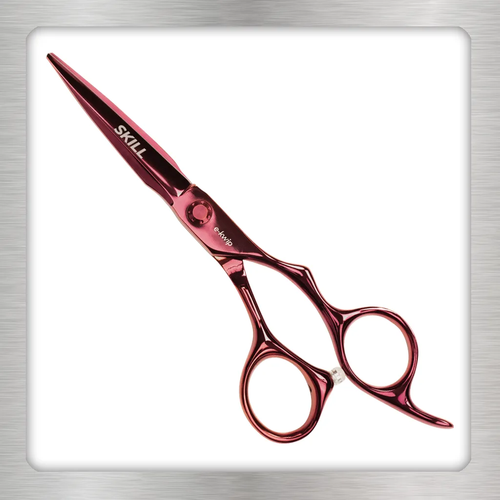 e-kwip Skill Set Friseurscheren-Set 5,5" titan violett