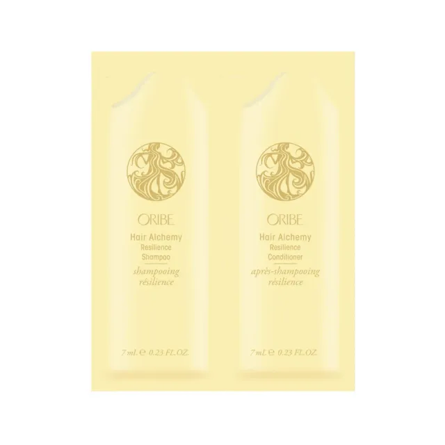 Oribe Hair Alchemy Shampoo Conditioner Packet Probe
