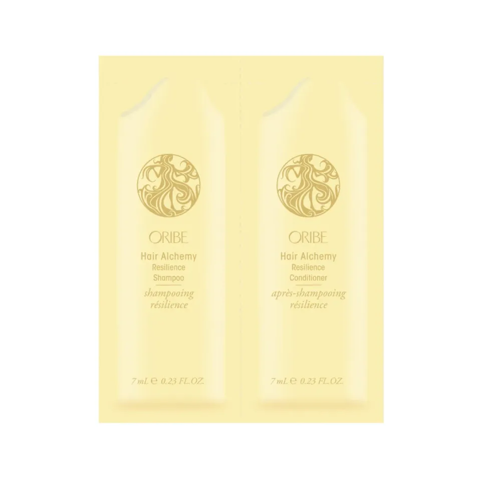 Oribe Hair Alchemy Shampoo Conditioner Packet Probe