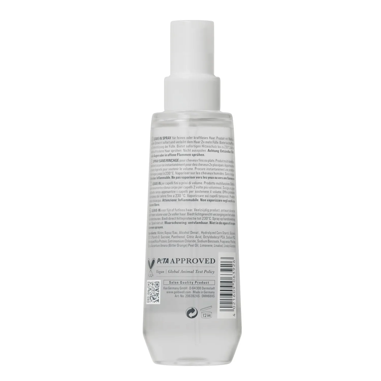 Goldwell Dualsenses Ultra Volume Spray feines Haar mit Reisprotein