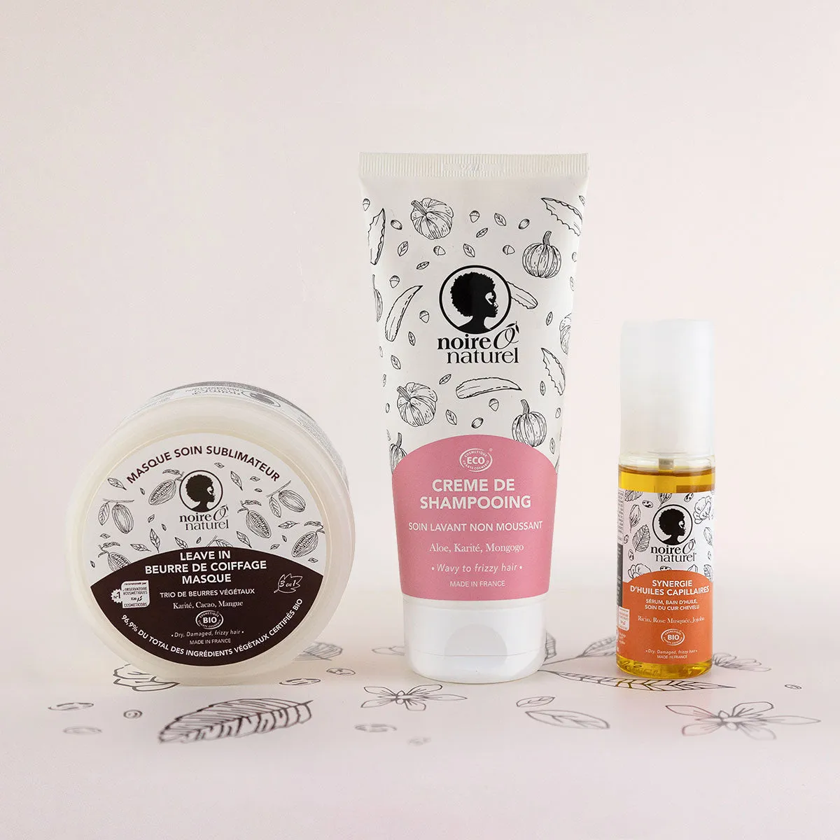 Noireônaturel Kit Rituel Haarpflege-Set 3-teilig Bio