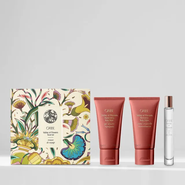 Oribe Valley of Flowers Travel Set Reiseset 3-teilig blumig