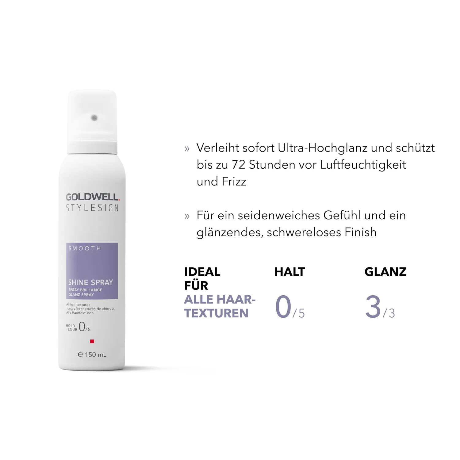 Goldwell StyleSign Smooth Glanzspray 150 ml mit Frizz-Schutz