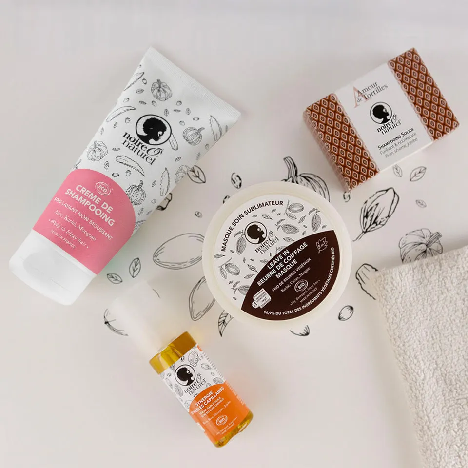 Noireônaturel Signature Kit Routine Capillaire Premium Haarpflegeset 5-teilig Afrohaare