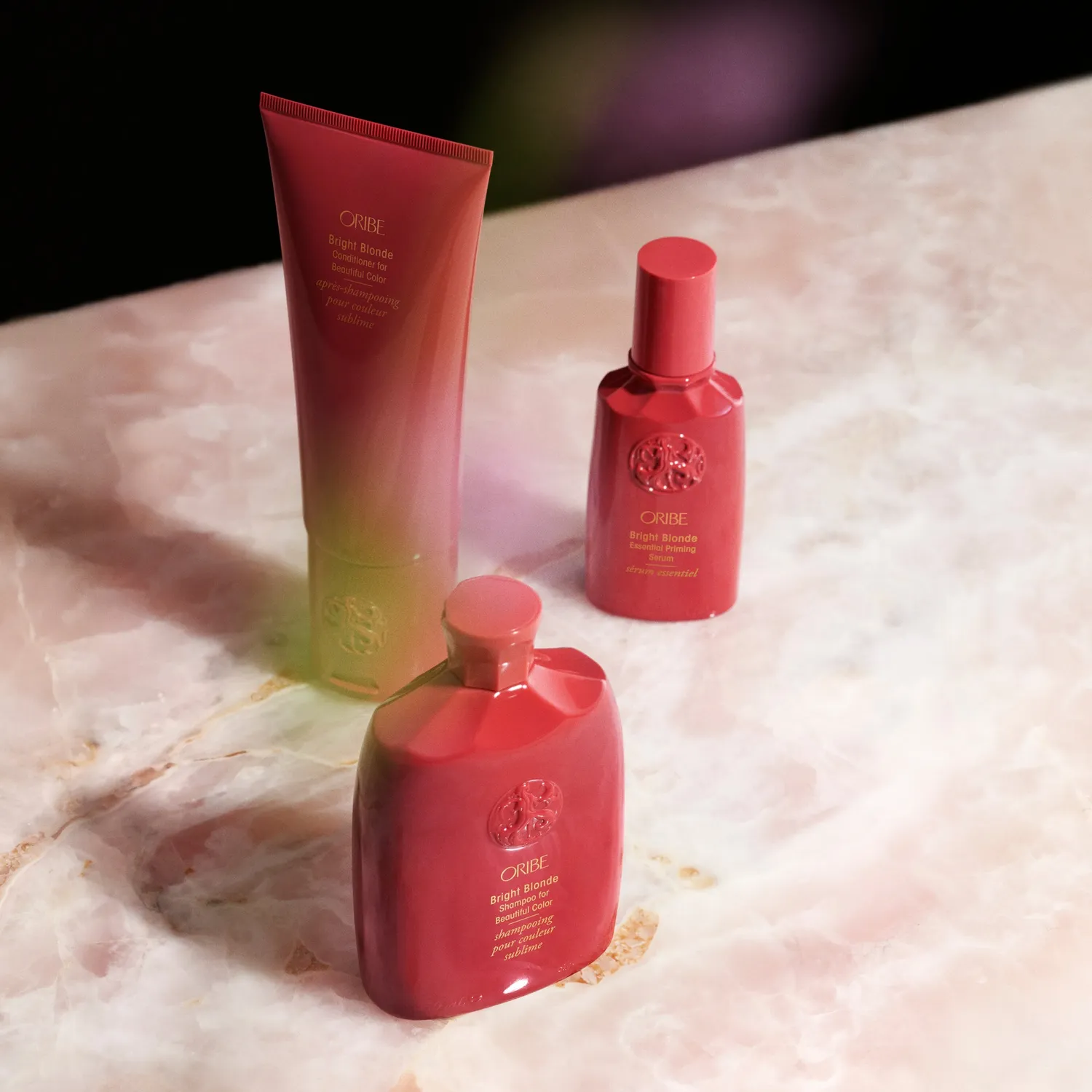 Oribe Bright Blonde Essentials Haarset 3-teilig Blond
