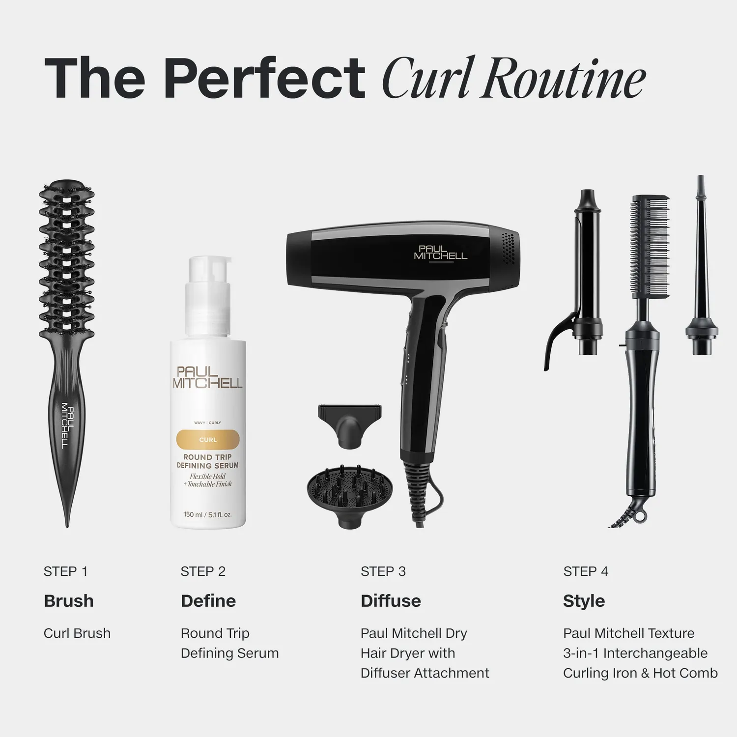 Paul Mitchell Curl Lockenbürste vegan recycelt entwirrend