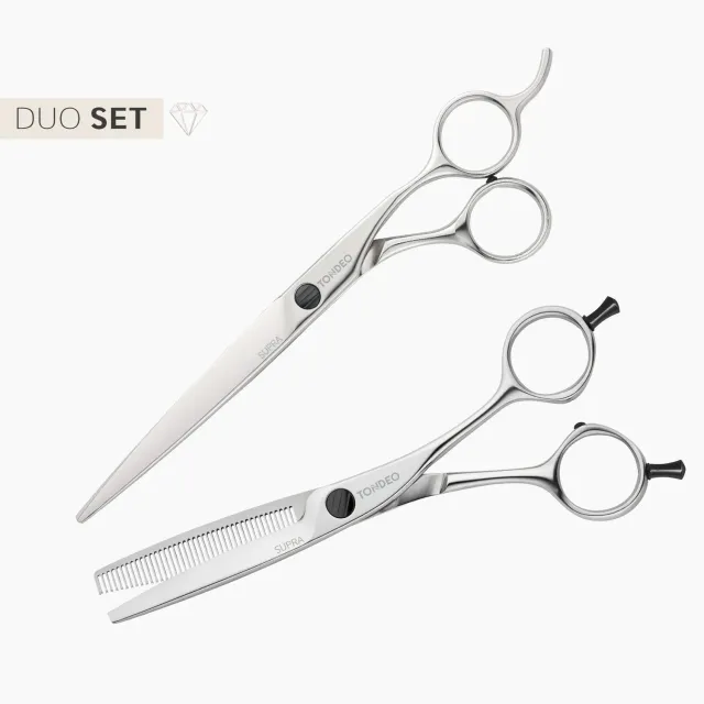 Tondeo Supra Duo 7.0 Conblade + Fasson 6.5 Scheren-Set Vanadium