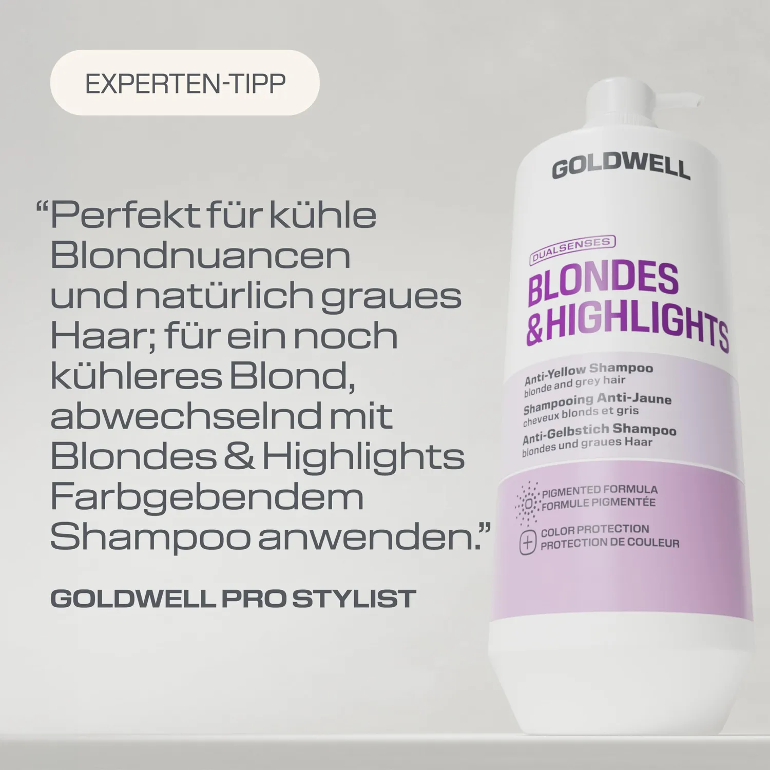 Goldwell Dualsenses Blondes & Highlights Shampoo 1 l Anti-Gelbstich