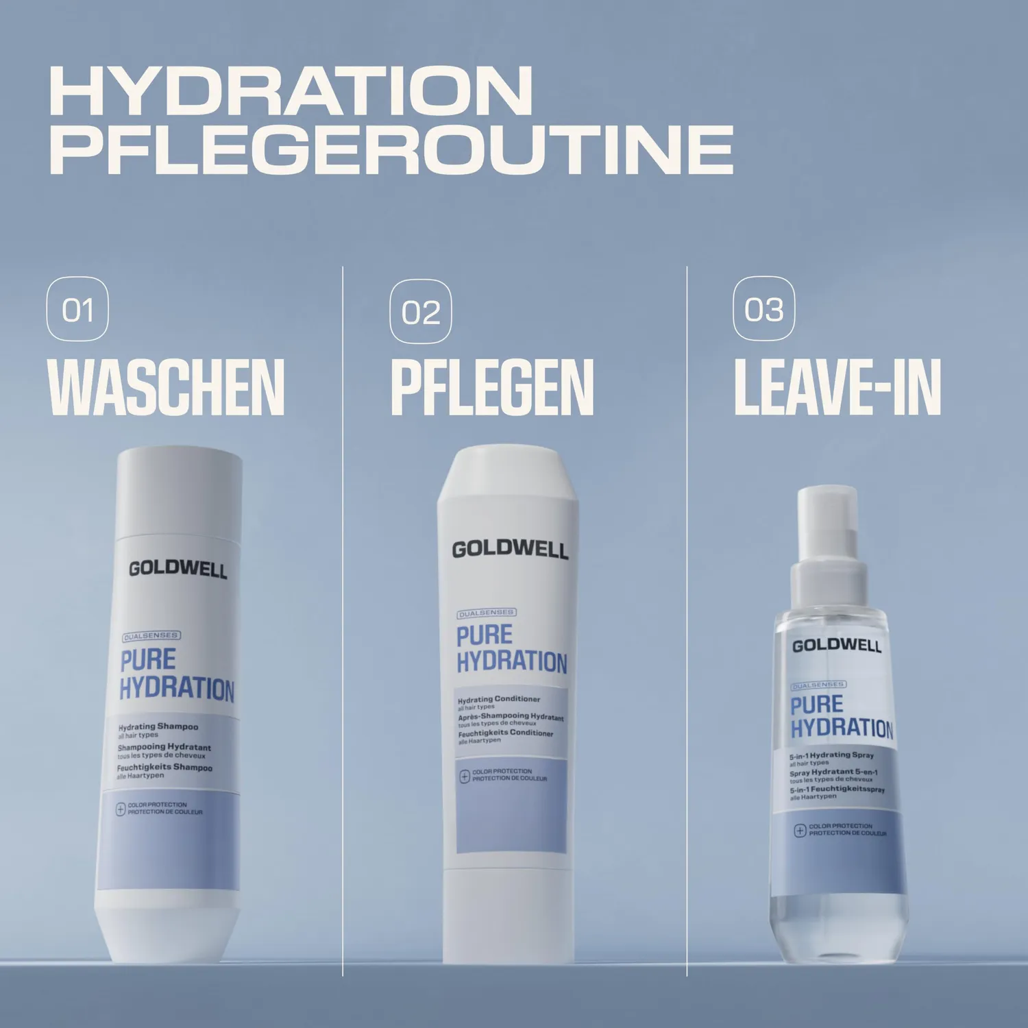 Goldwell Dualsenses Pure Hydration 5-in-1 Spray 150 ml Hitzeschutz