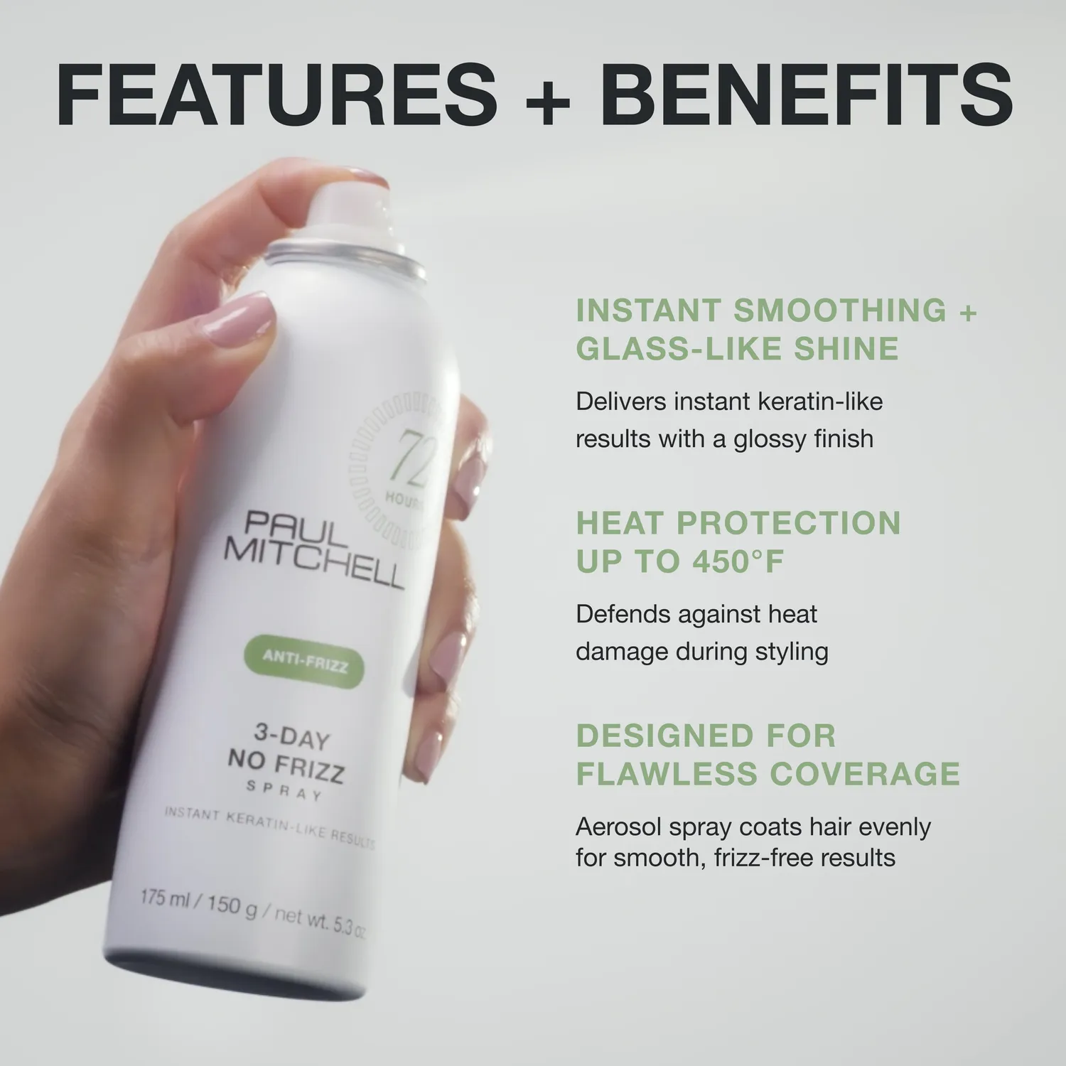Paul Mitchell 3-Day No Frizz Spray Glättung 59 ml