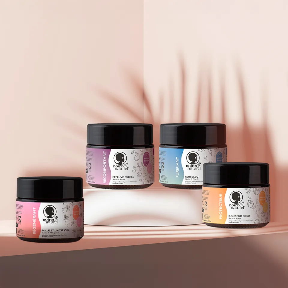 Noireônaturel Symphonie Botanique Geschenkset 4x Sheabutter