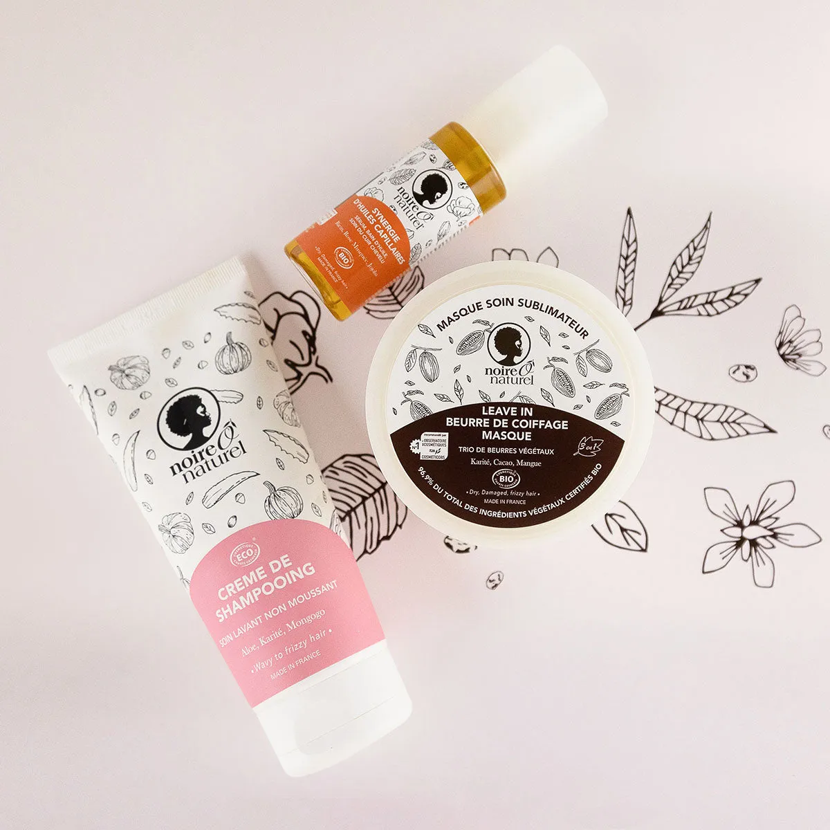 Noireônaturel Kit Rituel Haarpflege-Set 3-teilig Bio
