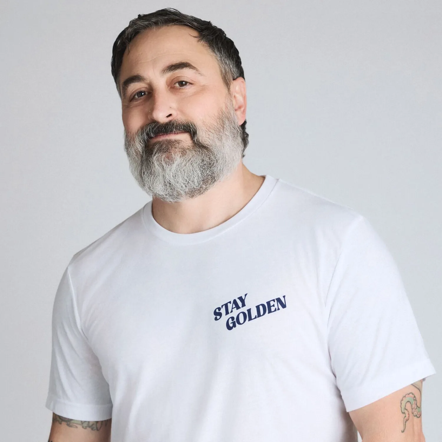 Paul Mitchell Stay Golden T-Shirt Weiß leicht