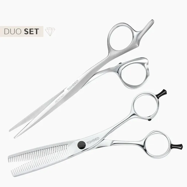 TONDEO Zentao 5.5 Conblade + Supra Doppeleffi 6.0 Haarscheren-Set