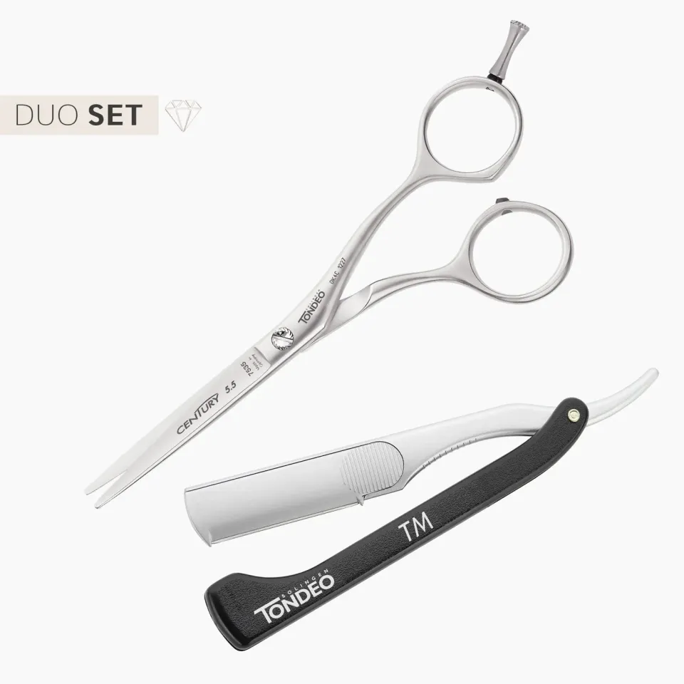 TONDEO Century Slice 5.5 + TM Rasiermesser Set 10 Klingen