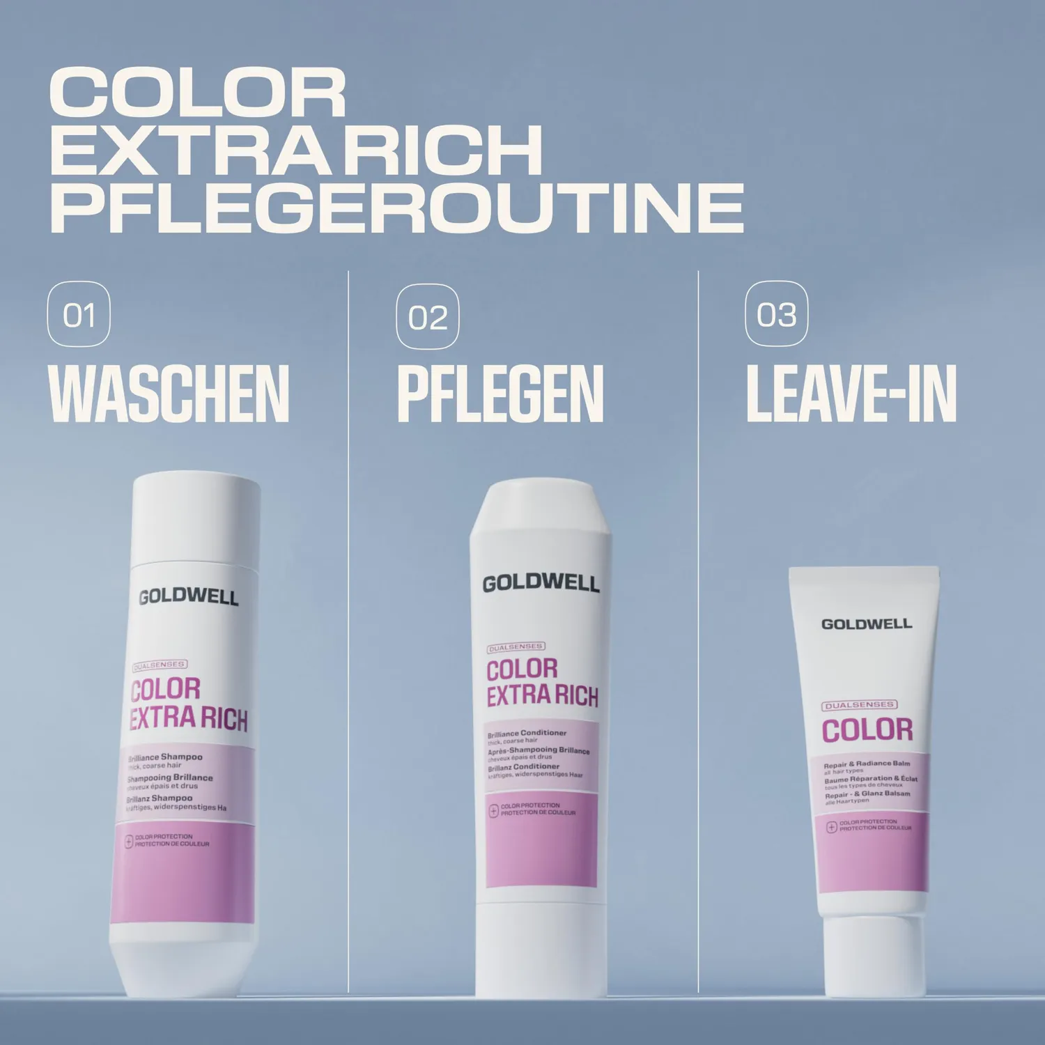 Goldwell Dualsenses Color Extra Rich Shampoo 1 l dickes Haar