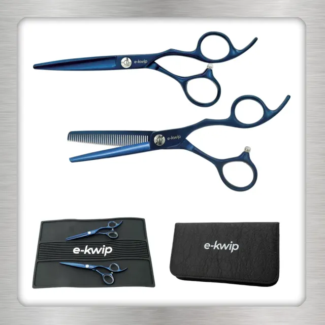 e-kwip Talent Set Blue Scheren-Set 5,75 Zoll Titan